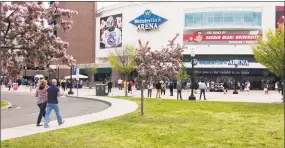  ?? Christian Abraham / Hearst Connecticu­t Media ?? Webster Bank Arena, in Bridgeport, may provide a consistent venue for WNBA games in the future.