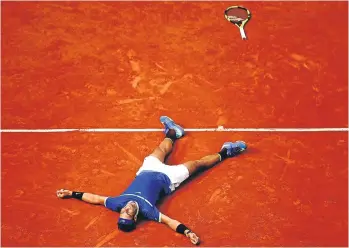  ?? Picture: Getty. ?? Tennis star Rafael Nadal has sometimes been referred to as having OCD for his many on-court rituals. However, as Jamie points out, the condition is no laughing matter.