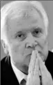  ??  ?? Horst Seehofer