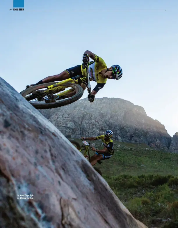  ??  ?? La Absa Cape Epic, en Afrique du Sud