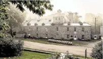  ?? TNS ?? Stone warehouses at Woodford Reserve Distillery, the oldest bourbon distillery in Kentucky.