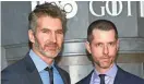  ?? BENIOFF AND WEISS BY INVISION/AP ??