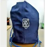  ??  ?? String bag: One of the many memorabili­a items