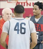  ?? FOTOS: AP ?? 25 de los mejores jugadores de la NBA se dan cita estos días en el ‘traning camp’ del Team USA con vistas a crear un equipo para el Mundial de China 2019