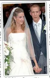  ??  ?? Split: Princess Tessy and Prince Louis on their wedding day