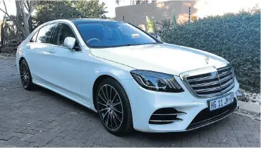  ??  ?? The S-Class has a sense of both athleticis­m and regality in its design.