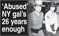  ??  ?? SLAY BELLE: Laurie Kellogg was busted in 1991 after her teen boy toy shot her abusive husband to death.