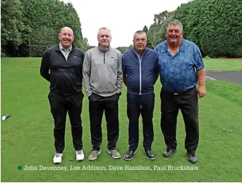  ?? ?? ●●John Devenney, Lee Addison, Dave Hamilton, Paul Bruckshaw