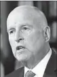  ?? Rich Pedroncell­i AP ?? GOV. Jerry Brown said the citizenshi­p requiremen­t “is the better path.”