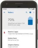  ??  ?? Restreindr­e l’usage des applicatio­ns permettra de réduire la consommati­on de son smartphone.