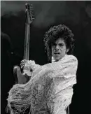  ?? John Rottet / Smithsonia­n Books ?? Prince is included in the book “Live and Unseen.”