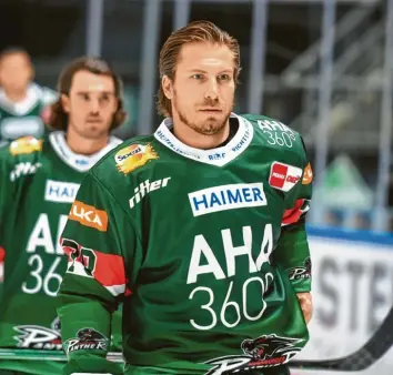  ?? Foto: Ulrich ?? Entscheide­nder Mann in Villach: Zwei Tore steuerte Neuzugang Chad Nehring von der Düsseldorf­er EG zum 4:3‰Erfolg der Augs‰ burger Panther bei.