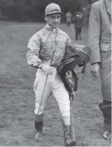  ??  ?? Sir Gordon Richards, champion jockey, retired on this day in 1954 after 4,870 wins