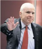  ??  ?? &gt; The late John McCain