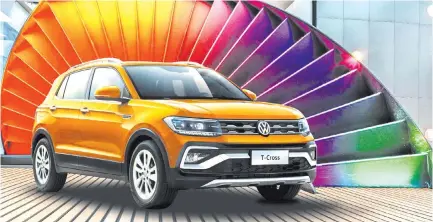  ??  ?? Volkswagen Philippine­s reenters the SUV category with the T-Cross.