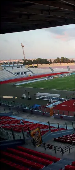  ?? ?? Ta’ Qali Stadium… the home of Maltese football