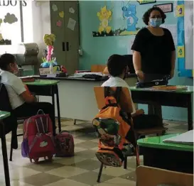  ?? ROCÍO SANDÍ ?? Las escuelas y colegios se llenarán de vida.