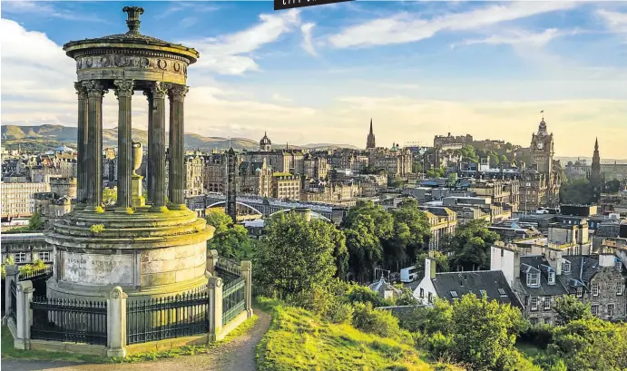  ?? Picture: iStock ?? BRAVE HEART A view of the city of Edinburgh.