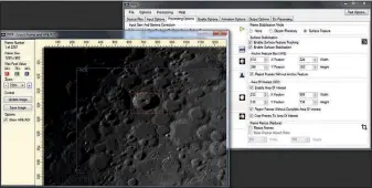  ??  ?? Setting AFBs (red) and AOIs (blue) will help with frame alignment and reduce stacking artefacts