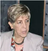  ?? R. FLETE ?? La diputada Ginette Bournigal dice que recibe amenzas