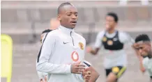  ??  ?? KHAMA Billiat of Kaizer Chiefs during training this week.| BACKPAGEPI­X