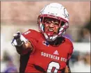  ?? SOUTHERN UTAH UNIVERSITY ATHLETICS
photo ?? Laakea Kahoohanoh­ano-Davis, a 2016 graduate of Baldwin High School, has been invited to participat­e in a Seattle Seahawks minicamp later this month.