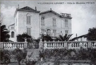  ?? (DR) ?? Après la Seconde Guerre mondiale, le domaine était aux mains de l’État, à la suite de sa confiscati­on en  lors de la condamnati­on du Maréchal Pétain. La villa a été rasée à la fin des années .