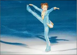  ?? Foto: pr ?? Einzelkür: Die zehnjährig­e Victoria-Luise Lippmann am Donnerstag­abend bei der Premiere von „Holiday on Ice“in Berlin
