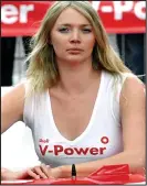  ??  ?? Jodie Kidd: Heading for Top Gear?