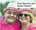  ??  ?? Tony Beynon and Alison Steard