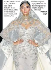 ?? PHOTO: REUTERS ?? Sonam Kapoor in her showstoppe­r attire at the Paris Couture Week