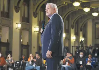  ?? /PRESIDENCI­A ?? López Obrador destacó que hay voluntad para conocer la verdad