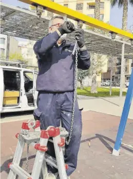  ?? MEDITERRÁN­EO ?? Servicios Públicos ejecutó las actuacione­s realizadas en el parque infantil.