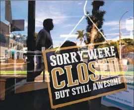  ?? Genaro Molina Los Angeles Times ?? THE FEDERAL government has made 4.7 million loans worth more than $516 billion to small businesses hit hard by the coronaviru­s crisis.