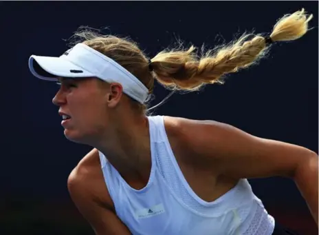  ?? VAUGHN RIDLEY/GETTY IMAGES ?? Fan favourite Caroline Wozniacki continues to climb the world rankings. Friday’s quarter-final win over the Rogers Cup favourite will go a long way.