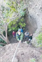  ??  ?? The climb to the top of Kaiaraara is still more arduous than most.