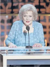  ?? CHRIS PIZZELLO/INVISION 2015 ?? Betty White, who died Dec. 31, was a tireless advocate for animals for her entire life.