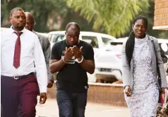  ?? ?? Car dealer Vitalis Munemo (29) appeared at the Harare Magistrate­s Court yesterday for allegedly defrauding a client £33 970 for three vehicles he was supposed to import