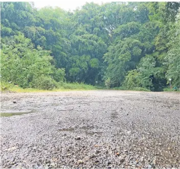  ?? RP-FOTO: WER ?? Ein Waldparkpl­atz bei Xanten: Der Mann hatte sich mit dem damals zehnjährig­en Mädchen auf einem solchen Parkplatz treffen wollen.