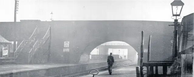  ??  ?? An evocative shot of Loughborou­gh railway station identified by John Bennett