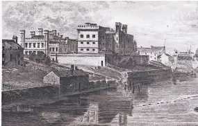  ?? ?? Pailsey Jail in 1835
A image from‘Pictorial History of Paisley’by David Rowand