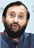  ??  ?? HRD Minister Prakash Javadekar