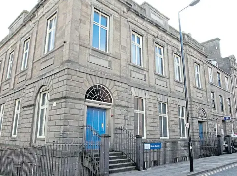  ??  ?? DRAWING INTEREST: The former Bell Street Music Centre in Dundee. Picture by Gareth Jennings.