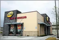  ?? Arkansas Democrat-Gazette/THOMAS METTHE ?? The Taco Bueno fast-food restaurant at 113 W. Pershing Blvd. in North Little Rock has 2,145 square feet and sits on an acre.