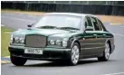  ??  ?? ARNAGE 1998-2009 Closely related to the Rolls-royce Silver Seraph, the Arnage had a difficult first few years because of the tussle between Volkswagen and BMW for ownership of the two British brands. Early Green Label cars sport a turbocharg­ed 4.4-litre V8 from BMW, while later Red Label examples have the venerable 6.75-litre V8. Plan on spending upwards of £16,000 for a good one.