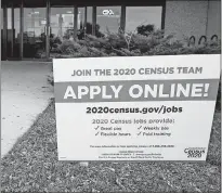  ?? [NAM Y. HUH/ASSOCIATED PRESS FILE PHOTO] ?? A sign is seen Nov. 5 outside the Illinois Department of Employment Security's WorkNet center in Arlington Heights, Ill. Illinois reports biggest spike in unemployme­nt claims of all states.