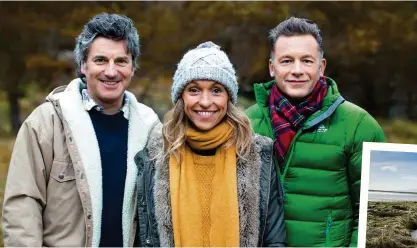  ??  ?? LEFT Martin HughesGame­s, Michaela Strachan, Chris Packham will be presenting Autumnwatc­h 2015