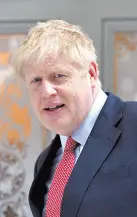  ??  ?? • Boris Johnson sigue como el favorito a convertirs­e en primer ministro de Gran Bretaña.