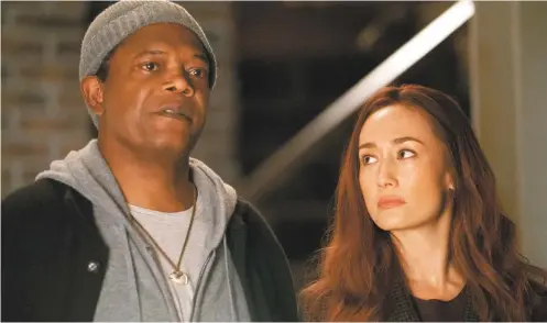  ?? JICHICI RAUL LIONSGATE ?? Samuel L. Jackson et Maggie Q dans le film La protégée