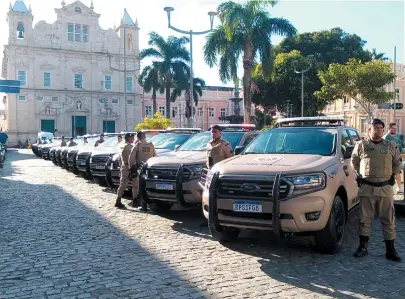  ?? EMMILY OLIVEIRA ?? SSP anunciou reforço do patrulhame­nto diário do Centro Histórico